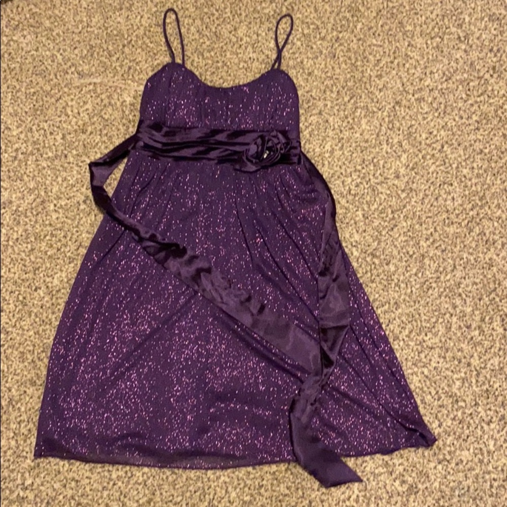 Formal sparkly purple dress
